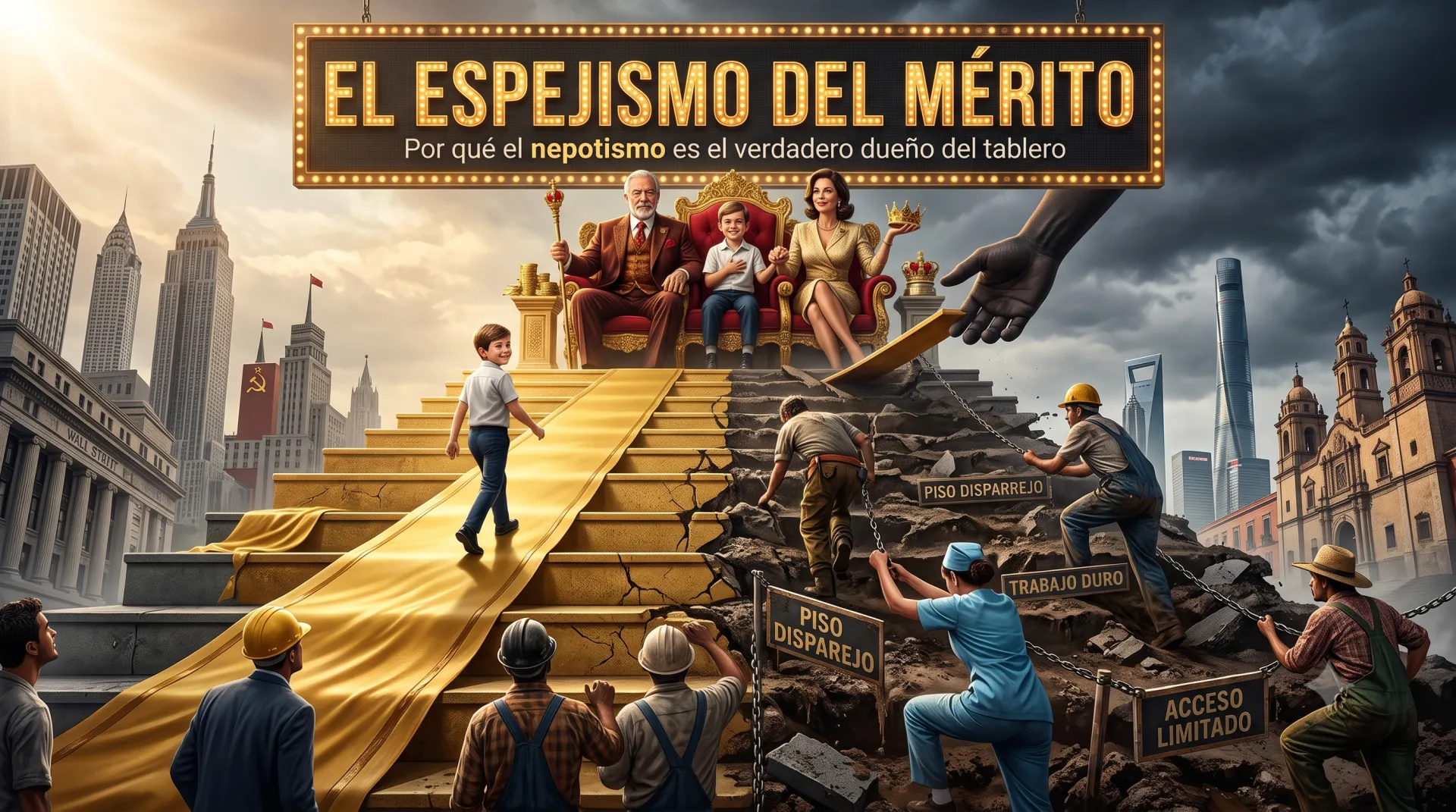 El espejismo del mérito: Por qué el nepotismo es el verdadero dueño del tablero
